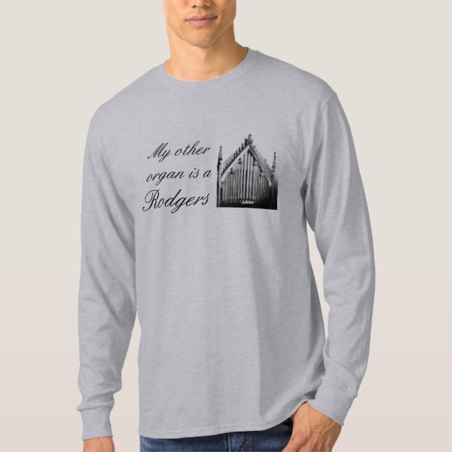 "Mi otro órgano es una camiseta musical de Rodgers (Anverso)