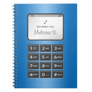 Mi otro teléfono - cuaderno azul
