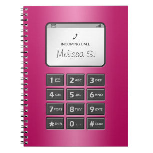 Mi otro teléfono - cuaderno fucsia