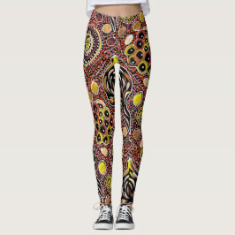 Mi país por la diseñadora Belinda Golder Leggings