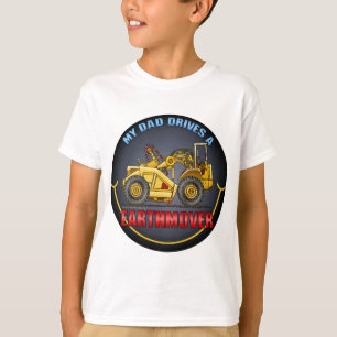Mi papá conduce una camiseta de los niños del