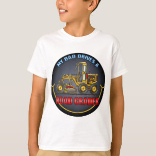 Mi papá conduce una camiseta de los niños del