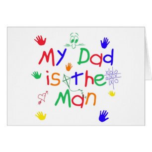 Mi papá es el hombre   Día del padre de un niño pe