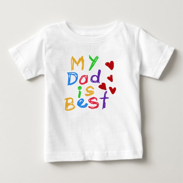 Mi papá es la mejor camiseta (Anverso)