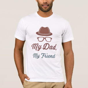 Mi Papá Es Mi Amigo Una Camiseta Única