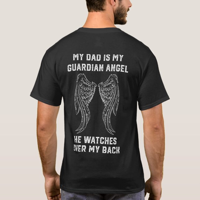 Mi papá es mi sudadera con capucha de la camiseta (Reverso)