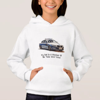 Mi papá es miembro del equipo de coche de policía