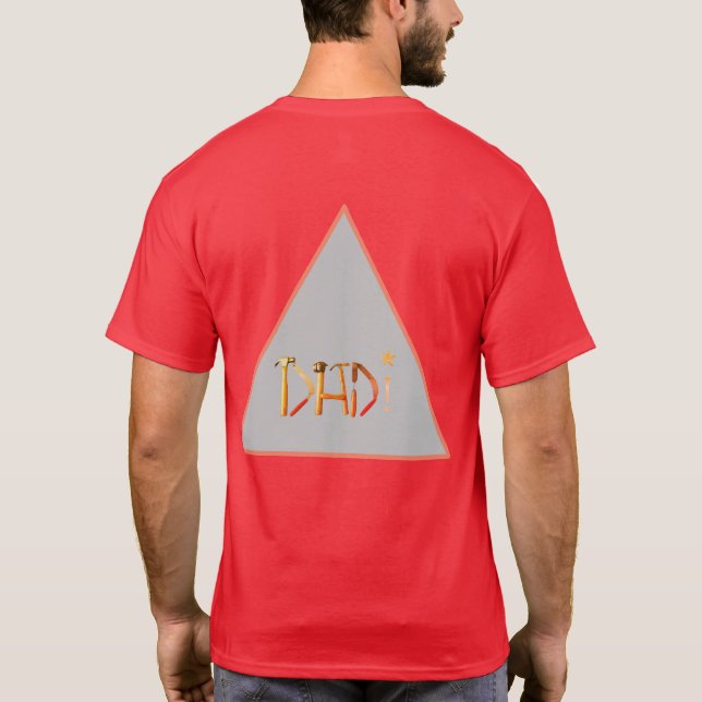 Mi papá es una camiseta carpintero (Reverso)