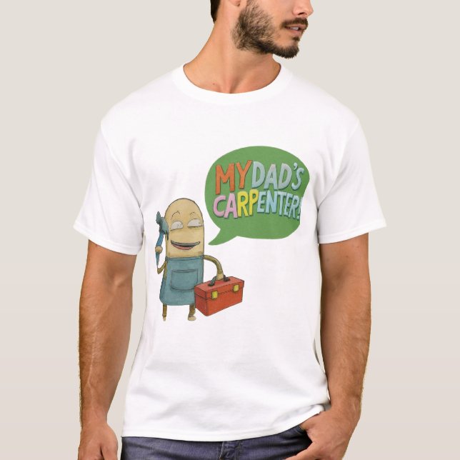 Mi papá es una camiseta carpintero (Anverso)