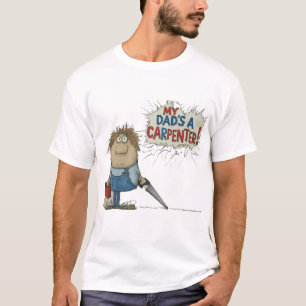 Mi papá es una camiseta carpintero