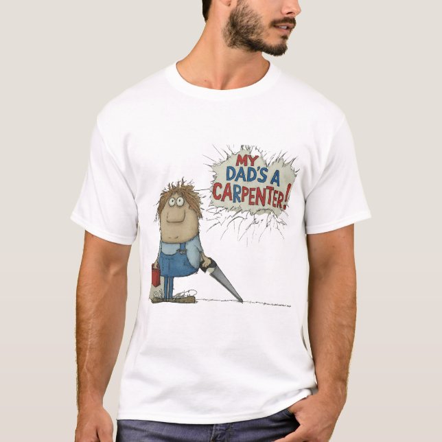 Mi papá es una camiseta carpintero (Anverso)