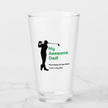 "Mi papá maravilloso" - Tumbler de vidrio del Día