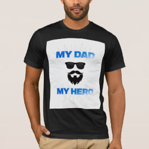 Mi Papá Mi Héroe Camiseta – Regalo Genial para el