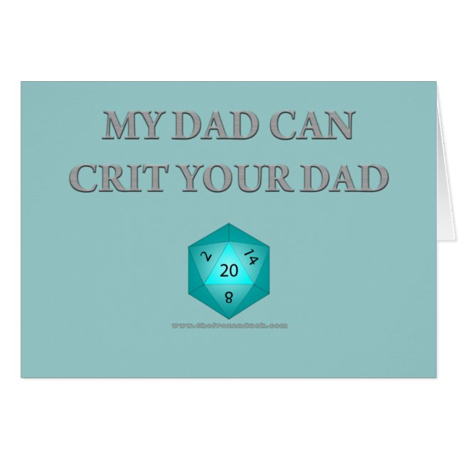 Mi papá puede Crit su papá (Anverso (Horizontal))