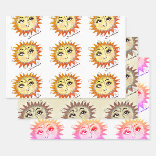Mi papel de ajuste de sol Ilustracion divertido