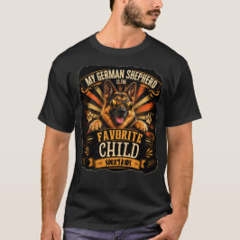 Mi pastor alemán es la camisa del hijo favorito