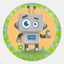 Mi Pegatina robot, brillante