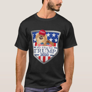 Mi Pekingese para la camiseta de Trump