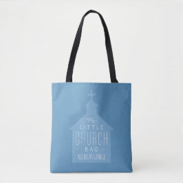 Mi pequeña bolsa de iglesia lindo tote personaliza