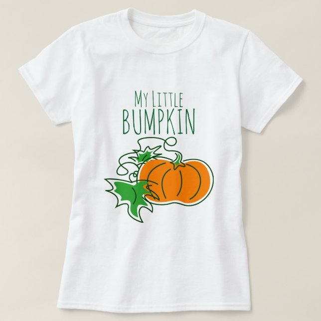 Mi pequeña camiseta de maternidad de otoño (Diseño del anverso)