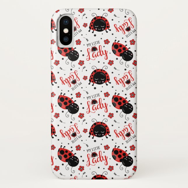 Mi pequeña dama - Funda de Apenas para iPhone X (Reverso)