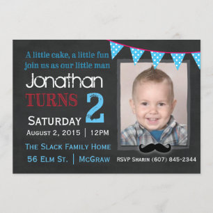 Mi pequeña invitación del cumpleaños del hombre