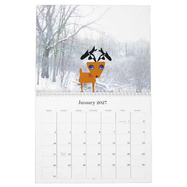 Mi pequeño calendario de renos (Jan 2027)