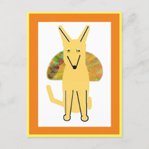 Mi perro Buddy y Taco, postal