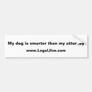 Mi perro es más inteligente que la pegatina del pa