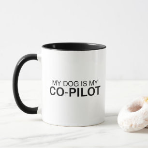 Mi Perro Es Mi Copiloto Taza Divertida Para Papá P