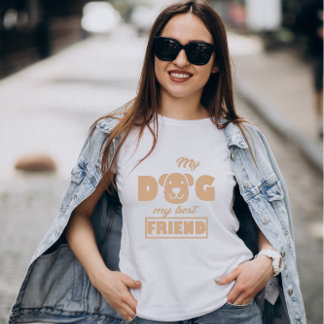 Mi perro es mi mejor amigo camiseta unisex