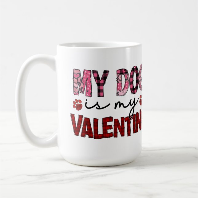 Mi perro es mi taza de café de San Valentín (Izquierda)