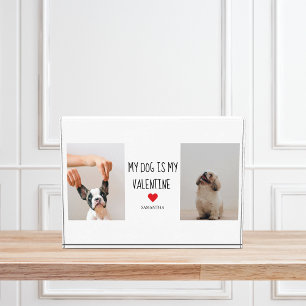 Mi Perro Es Mi Valentín   Dos fotos de perros