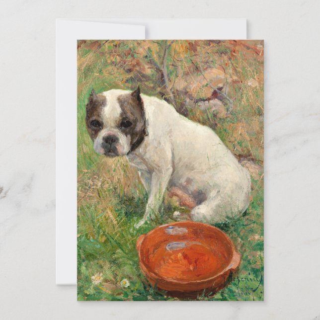 Mi perro | Karl Georg Arsenius (Anverso)