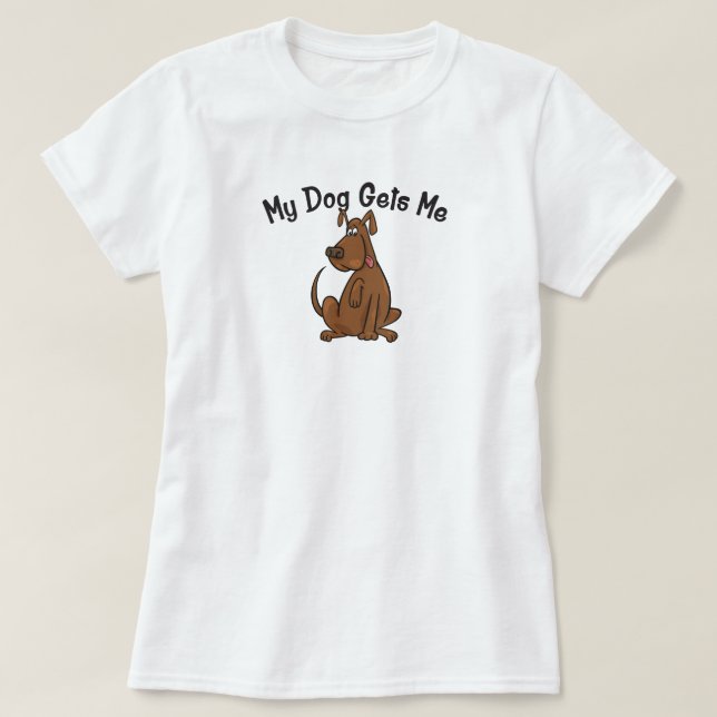 Mi perro me pone camiseta (Diseño del anverso)