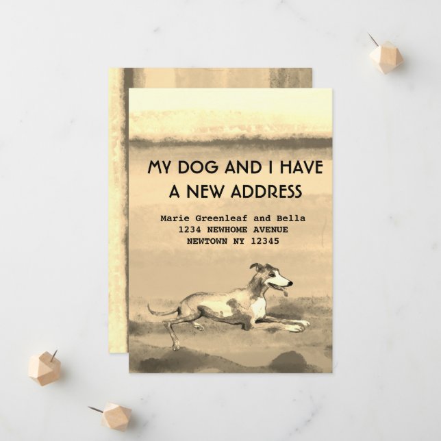 Mi perro y yo nos hemos mudado Anuncio (Anverso/Reverso In Situ)