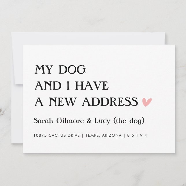 Mi perro y yo tenemos un nuevo anuncio de movimien (Anverso)