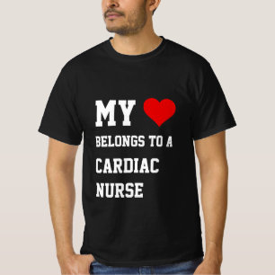 Mi Pertenece A Una Camiseta De Enfermera Cardiaca
