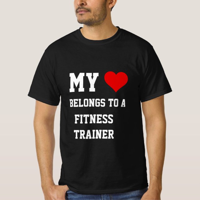 Mi Pertenece A Una Camiseta De Entrenador De Fitne (Anverso)