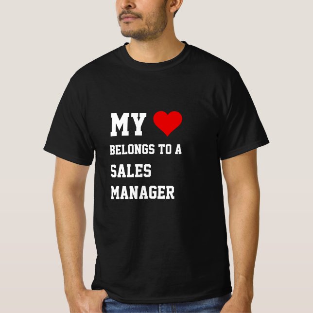 Mi Pertenece A Una Camiseta De Gerente De Ventas (Anverso)