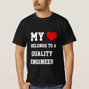 Mi Pertenece A Una Camiseta De Ingeniero De Calida