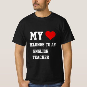 Mi Pertenece A Una Camiseta De Un Profesor De Ingl