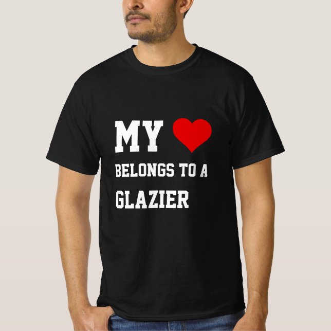 Mi Pertenece A Una Camiseta Glazier (Anverso)