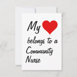 Mi Pertenece A Una Tarjeta De Enfermería Comunitar