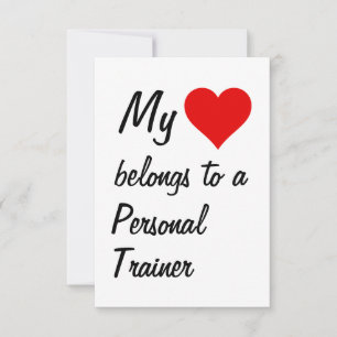 Mi Pertenece A Una Tarjeta De Entrenador Personal
