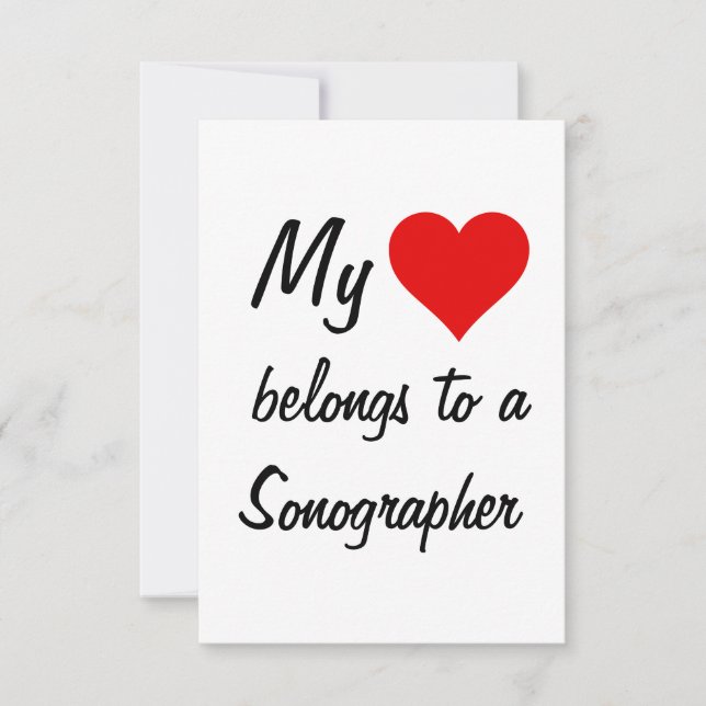 Mi Pertenece A Una Tarjeta De Sonógrafo (Anverso)