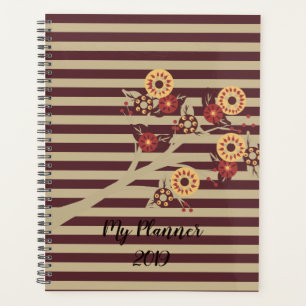 Mi planificador Personalizar Brown and Gold You