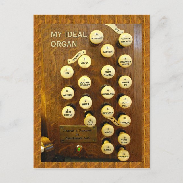 Mi postal de órgano ideal (Anverso)