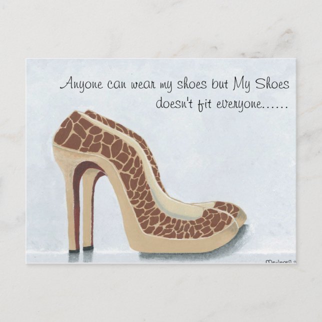 Mi postal de zapatos (Anverso)