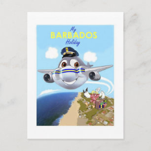 mi postal del día de fiesta de Barbados